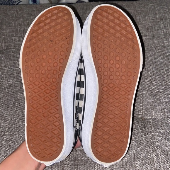 Black and white checkered Vans - Picture 2 of 3